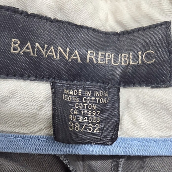 Banana Republic Pants Mens 38x32 Chino Aiden Fit Brown Preppy Dress Slacks - Picture 5 of 5